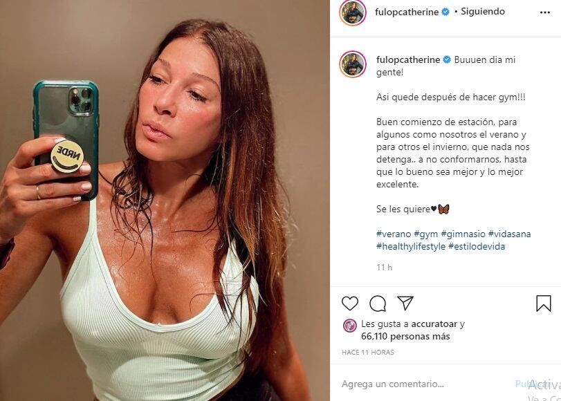 Catherine Fulop en redes