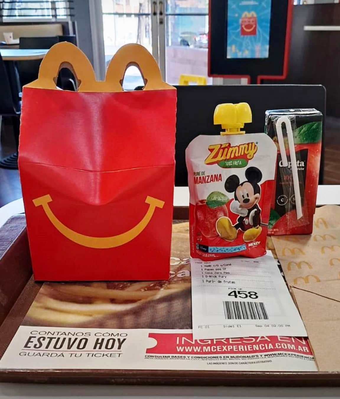 Zummy ahora se ofrece en la cajita feliz de McDonald’s.