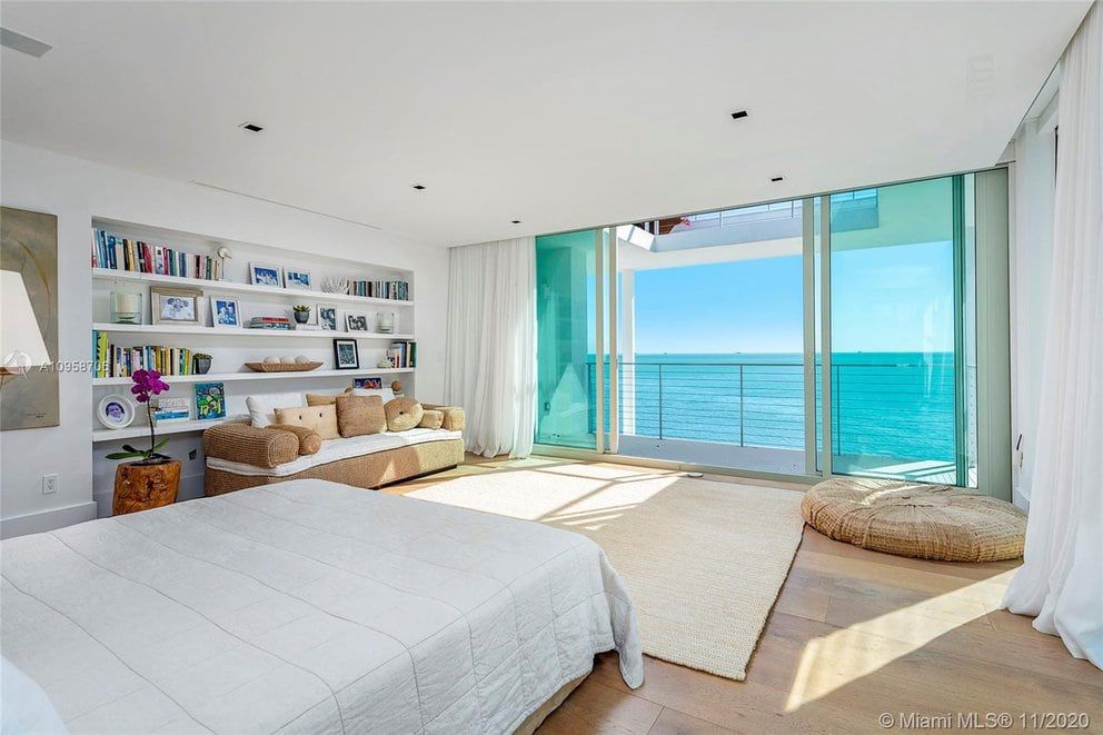 La casa de Messi en Miami: la mansión contiene dormitorios con vista al mar.