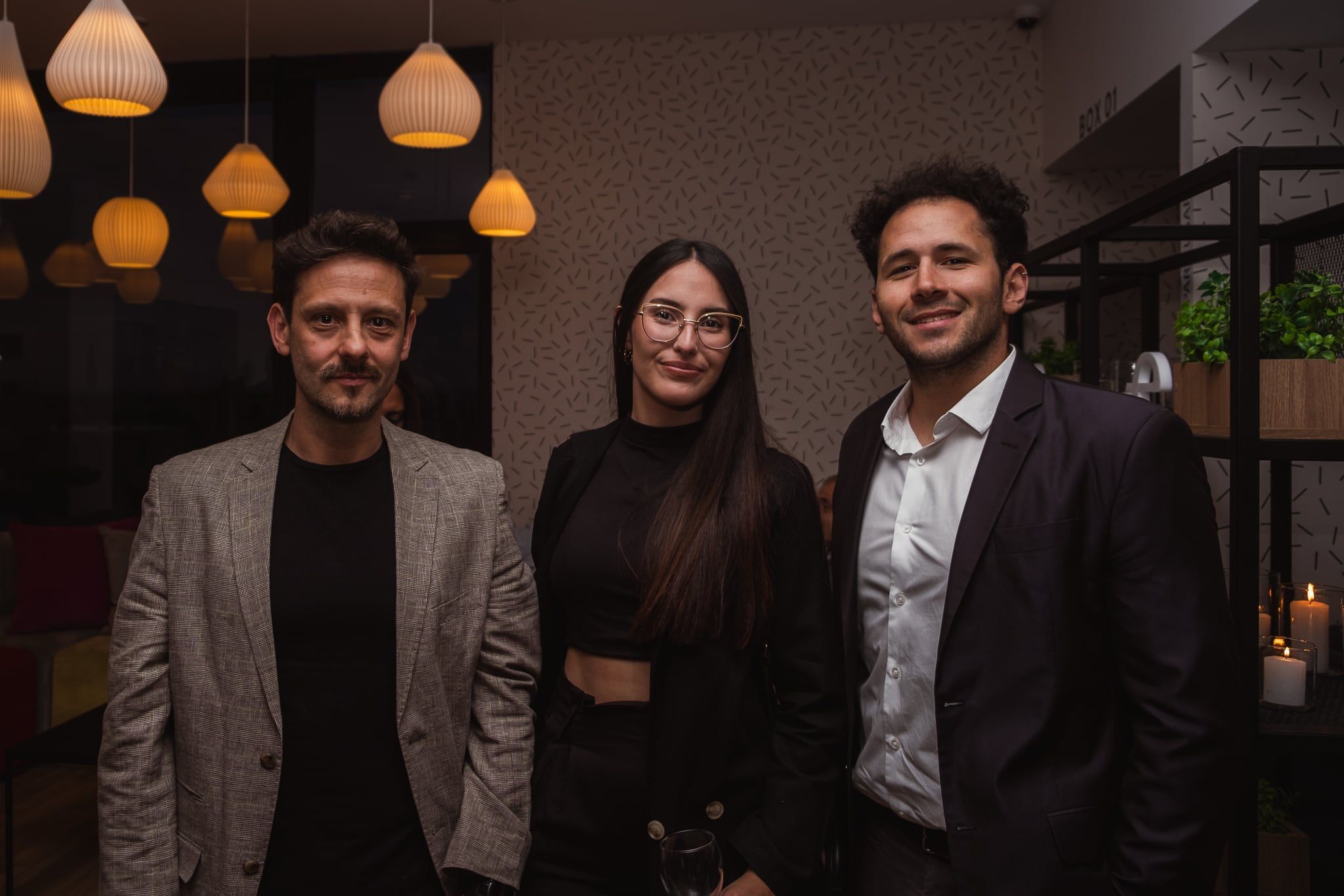 Javier Rule, Rosario Ontivero y Gonzalo Savino.