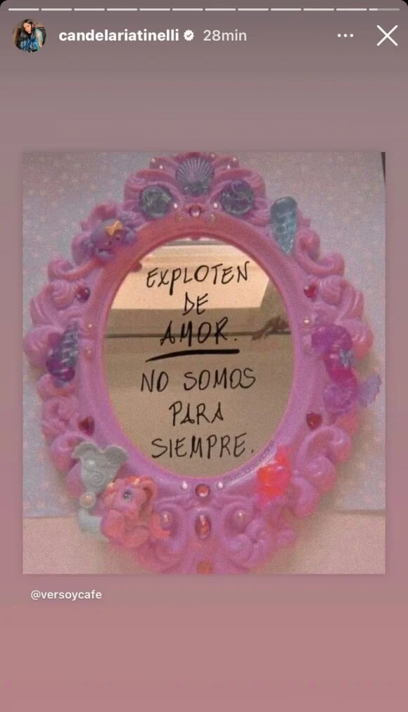 La respuesta de Cande Tinelli. Foto: Web