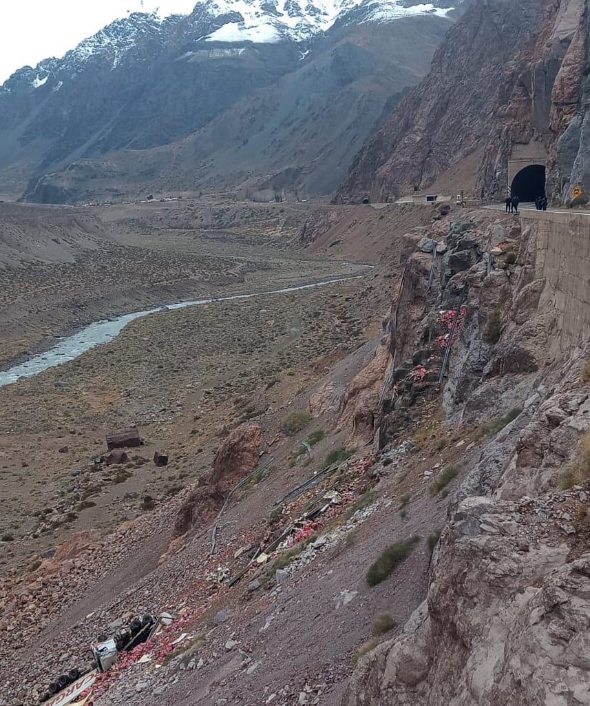 Rescataron a un chofer brasileño en Polvaredas - Gendarmería Nacional