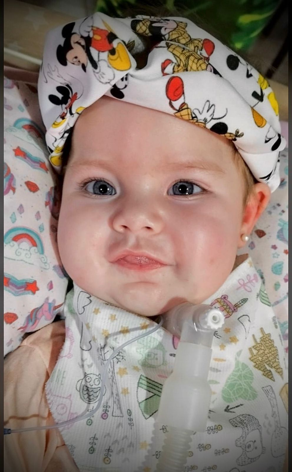 Tiene 10 meses, nació con una enfermedad rara y espera que la obra social pague el tratamiento tras sentencia judicial. Foto: Gentileza Yanina Bressa