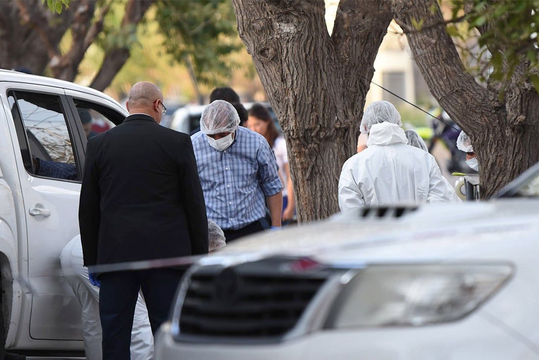 Asesinaron de un tiro en el pecho a un empresario en Guaymallén. Foto: Mariana Villa / Los Andes


