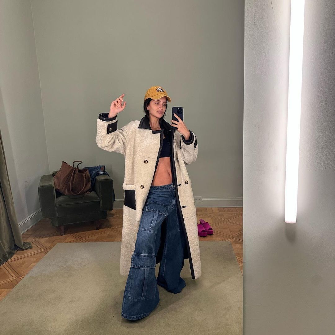 El look oversize de Zaira Nara.