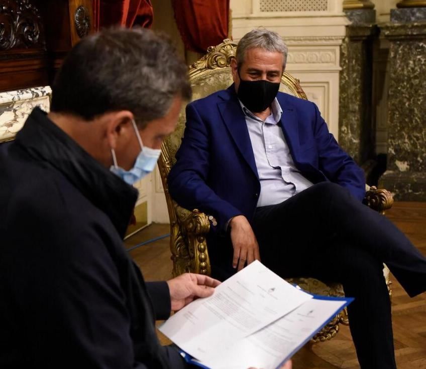 Sergio Massa recibió en el Congreso al ministro Jorge Ferraresi para avanzar en una Ley de impulso de 55 mil viviendas.