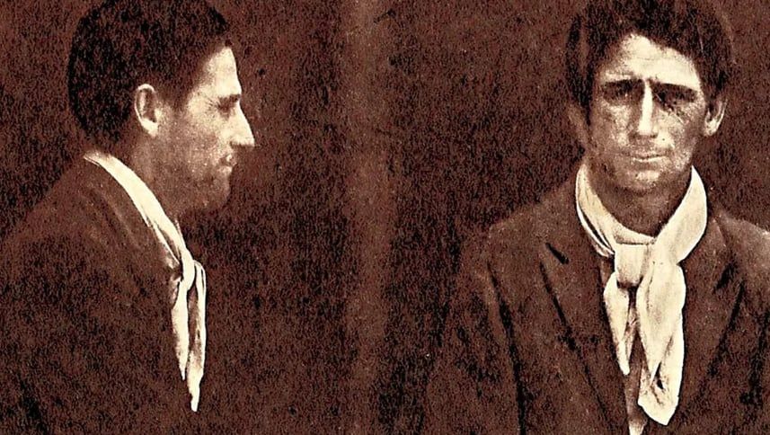 Santos populares: Bairoletto, el “Robbin Hood de las Pampas” que murió en Mendoza y moviliza miles de fieles. Foto: Twitter @Radio10