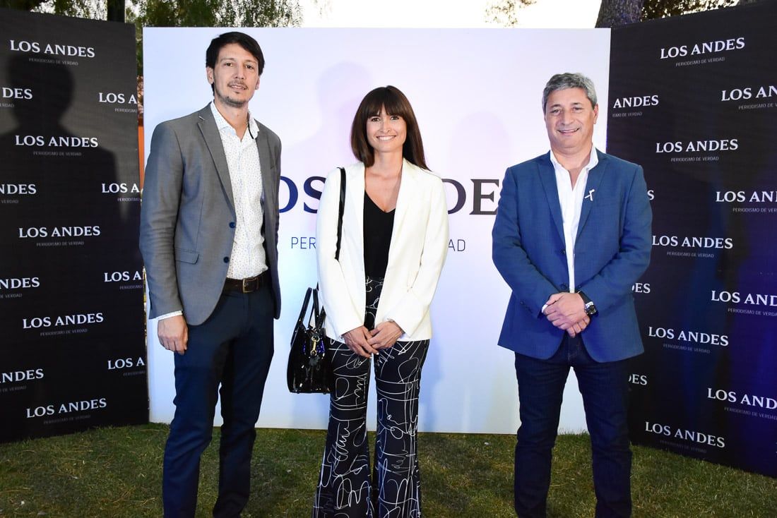 Aniversario 138 años de Diario Los Andes.
Néstor Gomez, Ida Lopez y Carlos Funes 