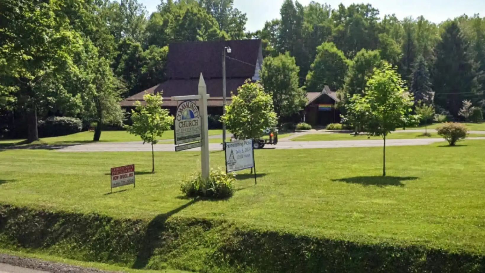 La iglesia atacada por Penny (google map)