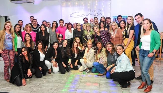 Tamara Bella en su baby shower.