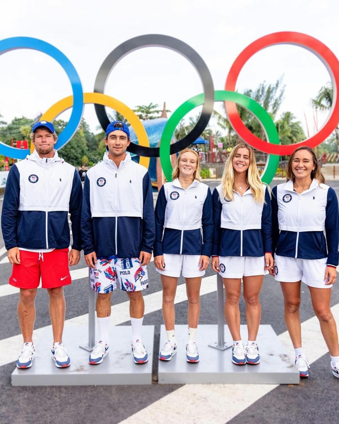 Griffin Colapinto participó en los últimos Juegos Olímpicos París 2024 junto a John Florence, Caroline Marks, Carissa Moore y Caitlin Simmers.