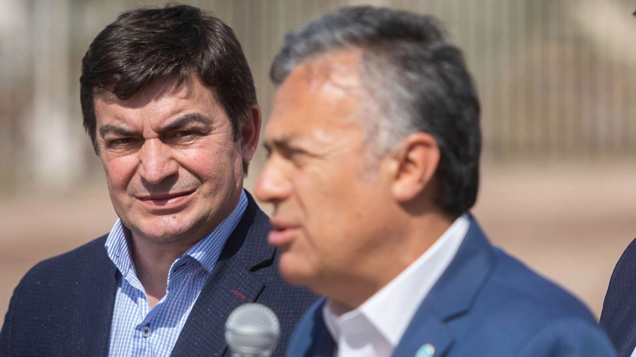 Mendoza. Omar De Marchi. Alfredo Cornejo.
Foto: Ignacio Blanco / Los Andes