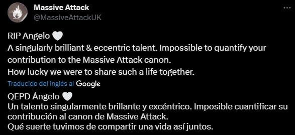 Los mensajes de la banda en las redes sociales. Foto: captura.