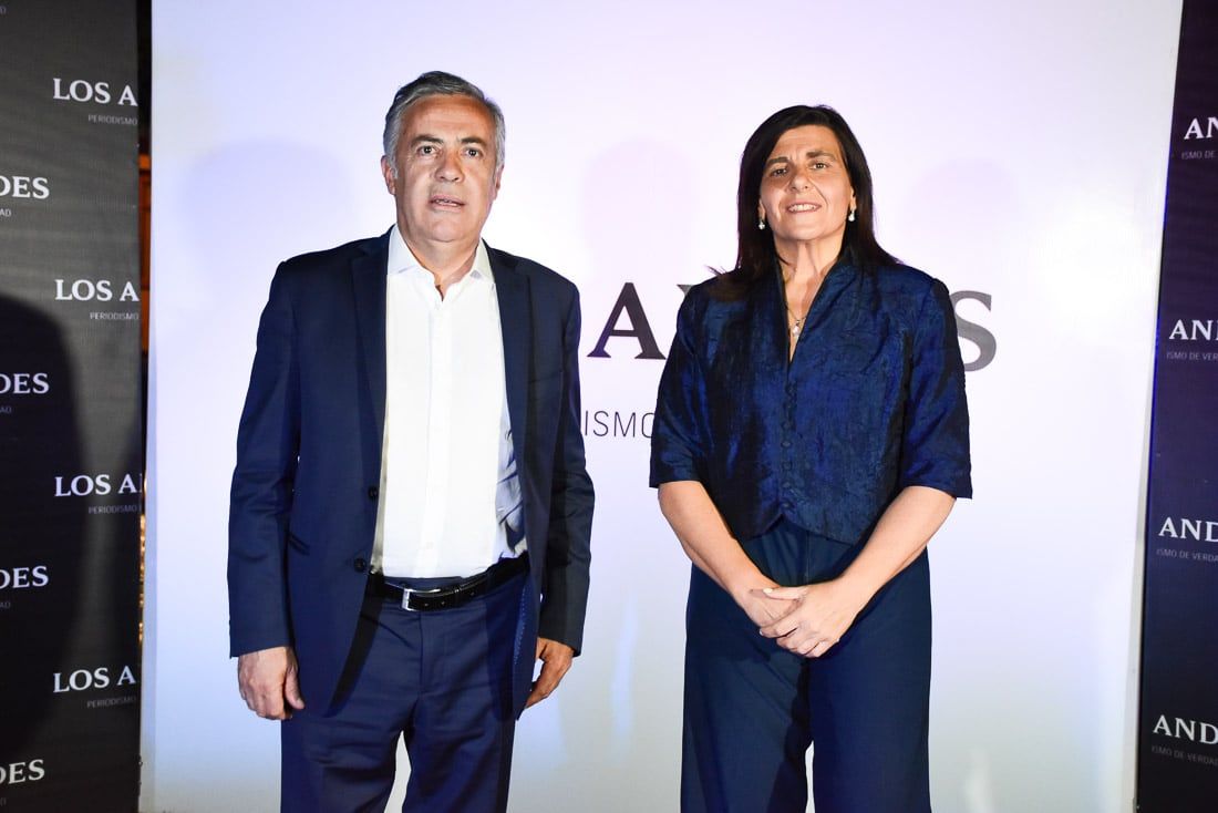 Aniversario 138 años de Diario Los Andes.Alfredo Cornejo y Mariana juri