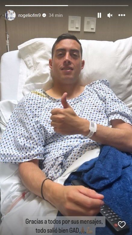 Rogelio Funes Mori sufrió una lesión en el último partido de los Pumas de la UNAM