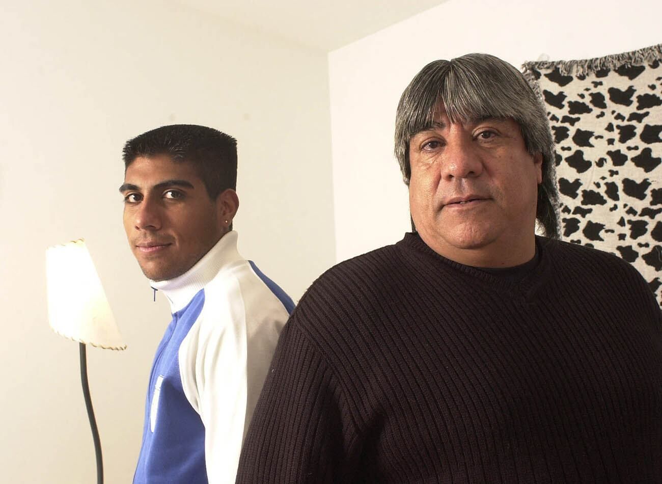 Daniel Emanuel (hijo) y Luis Antonio (padre). Los Ludueña. / archivo