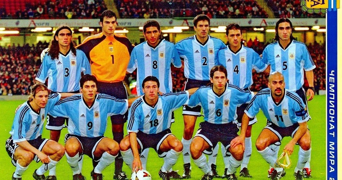 Kily González con Caniggia en la Selección