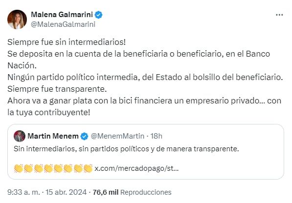 Marcos Galperin respondió a las críticas por el cobro AUH a través de Mercado Pago - X