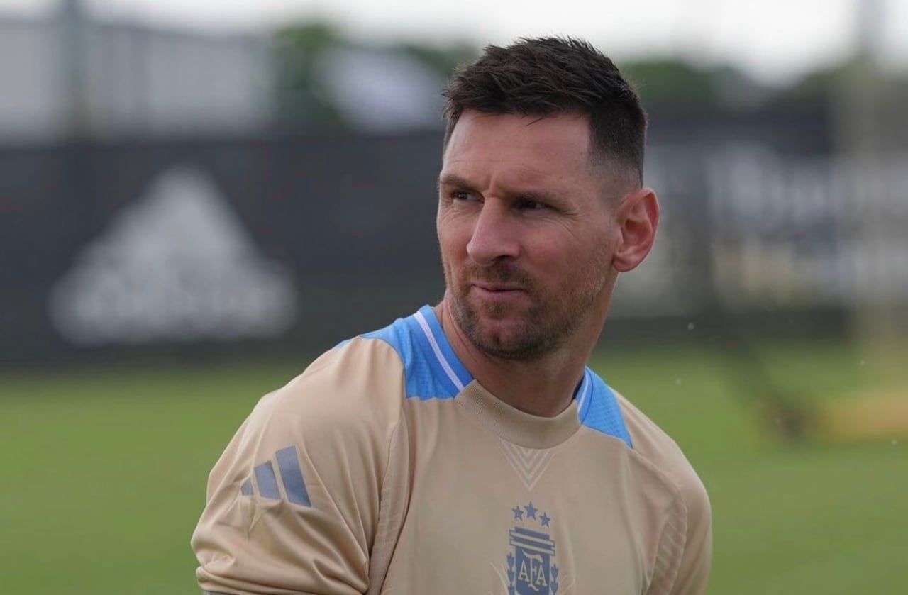 Messi en la previa a la Copa América