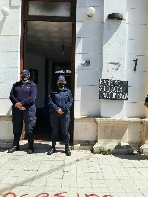 La comisaría donde murió la mendocina Magalí Morales. Facebook,