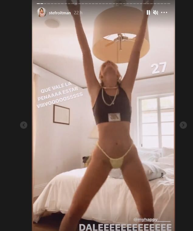 Stefi Roitman, festejó su cumpleaños