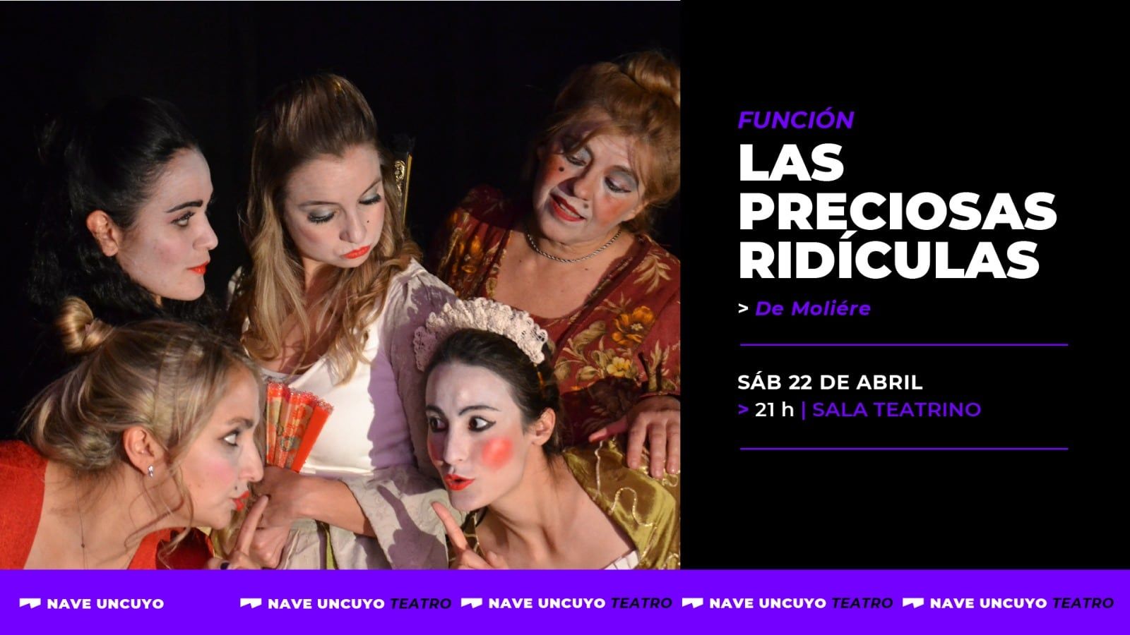 Teatro: las preciosas ridículas. / Gentileza