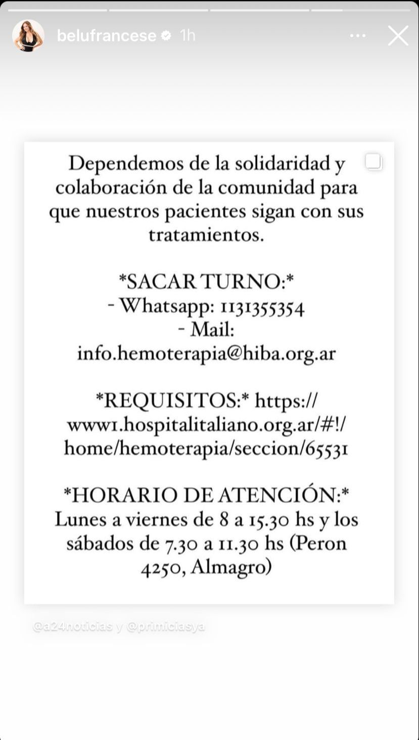 Famosos piden por la salud de Silvina Luna.