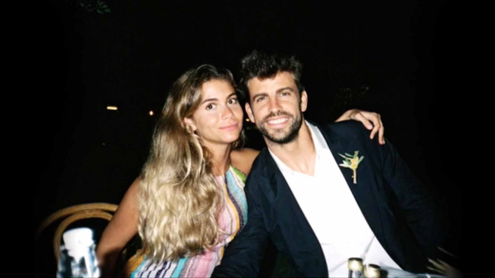 Gerard Piqué y su novia