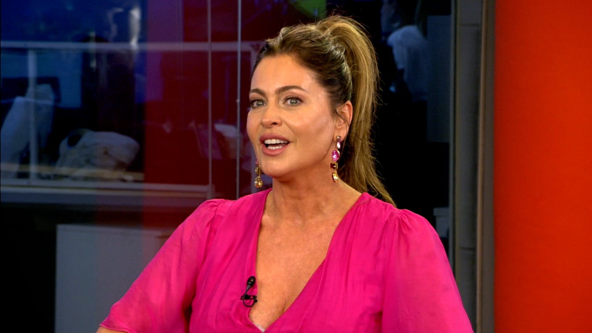 Karina Mazzocco demostró como se luce a la moda.