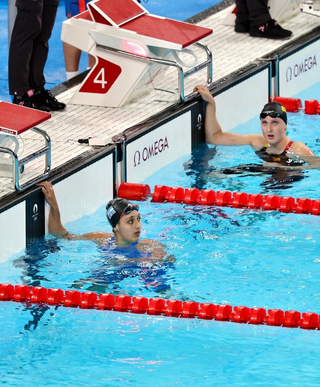 Agostina Hein debutó en Paris 2024 este sábado.