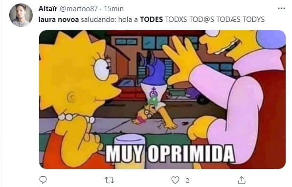 Laura Novoa dijo "todes" en el acto por los fallecidos del Covid-19 y estallaron las críticas -