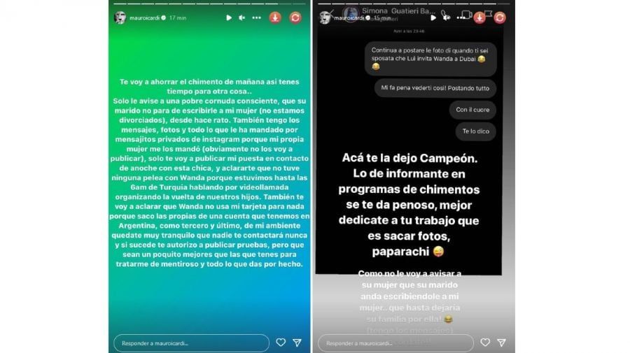 El mensaje de Icardi advirtiendo sobre la actitud de Baldé