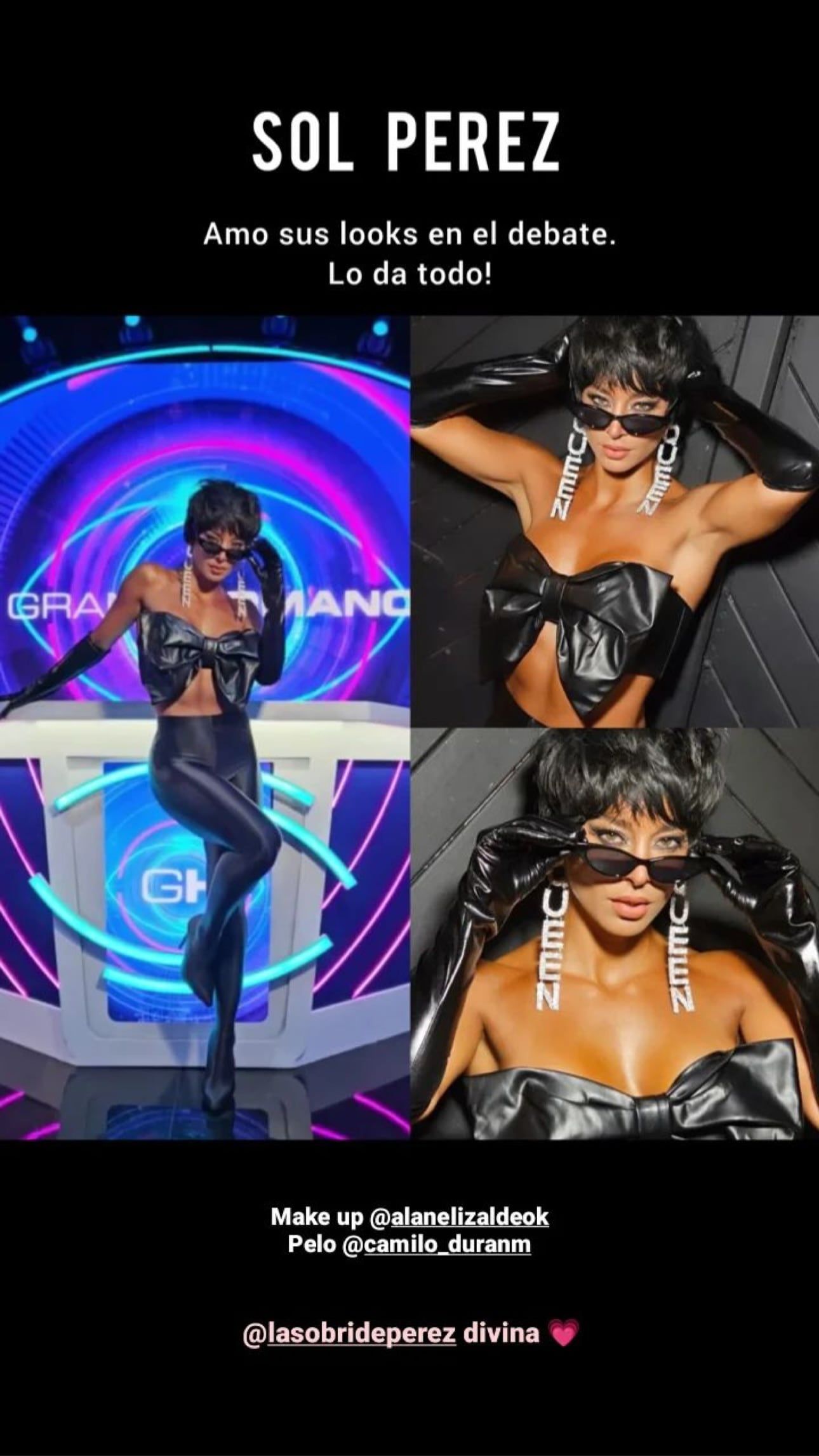 El cambio de look de Sol Pérez para GH. / Instagram