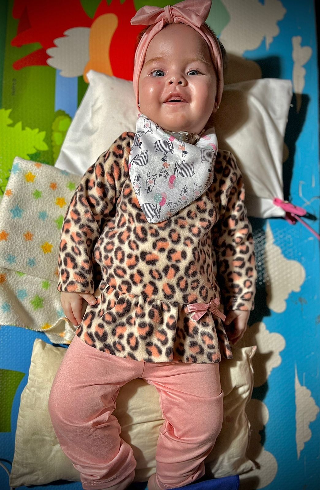 Tiene 10 meses, nació con una enfermedad rara y espera que la obra social pague el tratamiento tras sentencia judicial. Foto: Gentileza Yanina Bressa