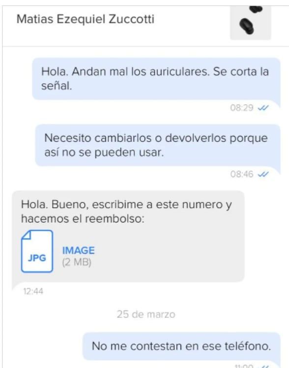Un joven fue discriminado por un vendedor al hacer un reclamo ante un artículo defectuoso.