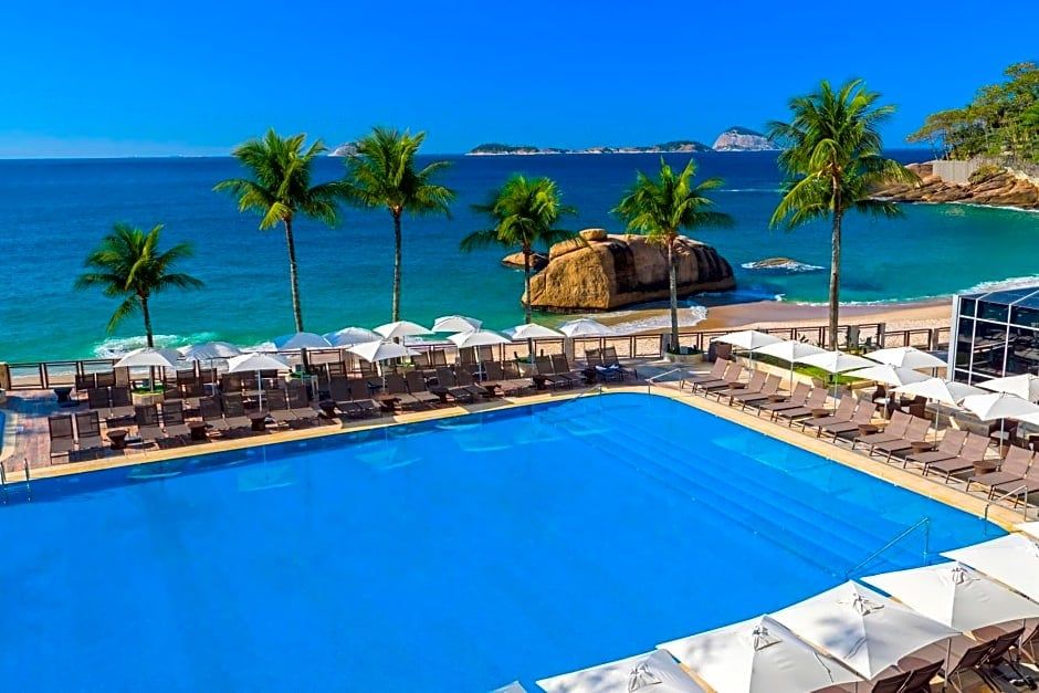 El lujoso hotel donde Wanda Nara y L-Gante se hospedan en Río de Janeiro.