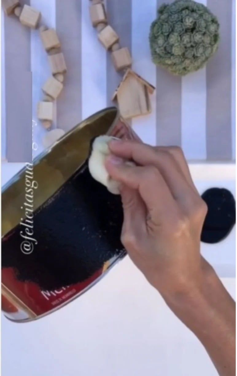 Podés reutilizar las latas de dulce de batata y darle otro uso.