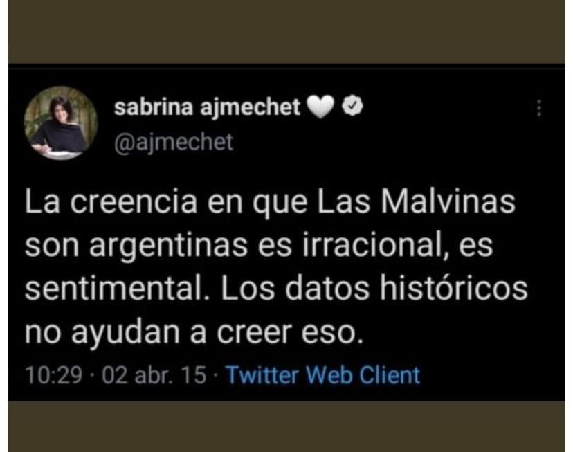 Repudio a la precandidata de Juntos por el Cambio.