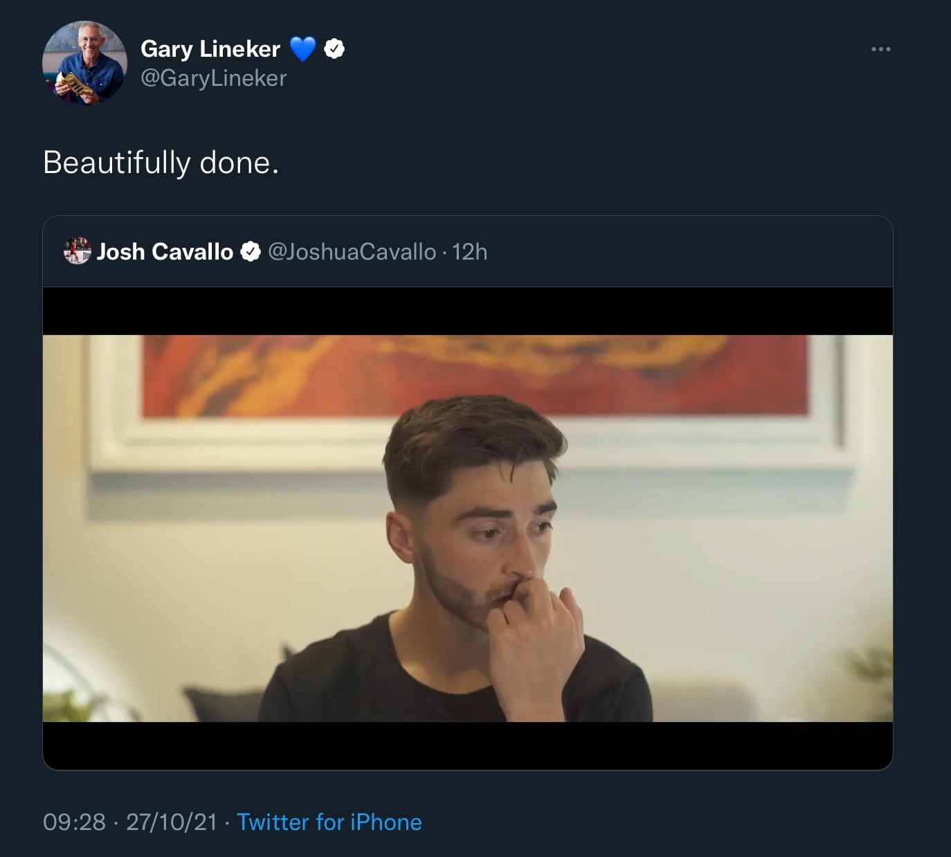 El apoyo de otras figuras del fútbol