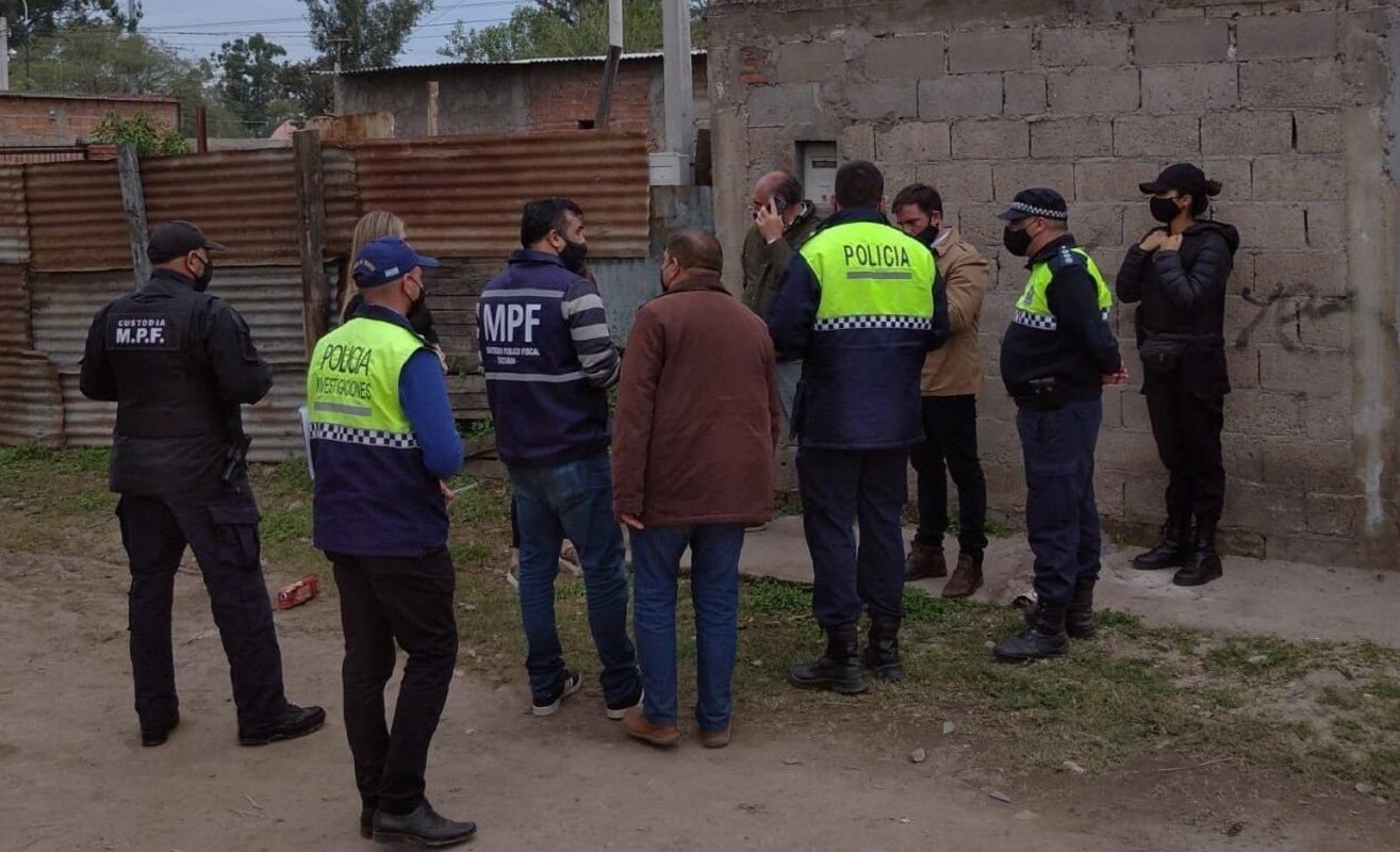 El lugar del crimen de Gabriela Daiana Juárez -