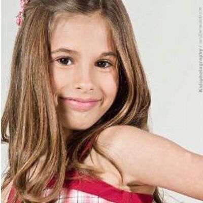 Así era Juli Poggio de pequeña. / Gentileza