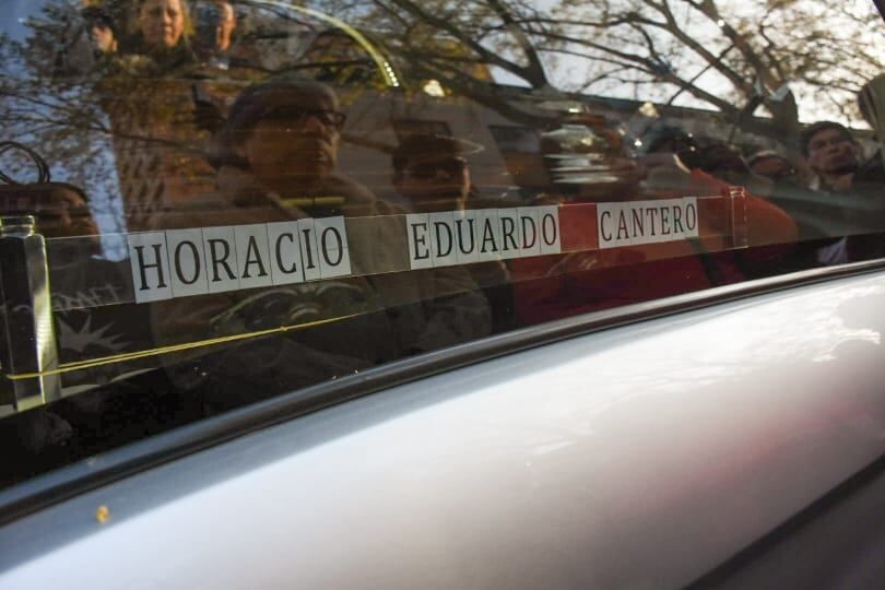 El último adiós a Marciano Cantero, líder de los Enanitos Verdes. / Foto: Mariana Villa / Los Andes