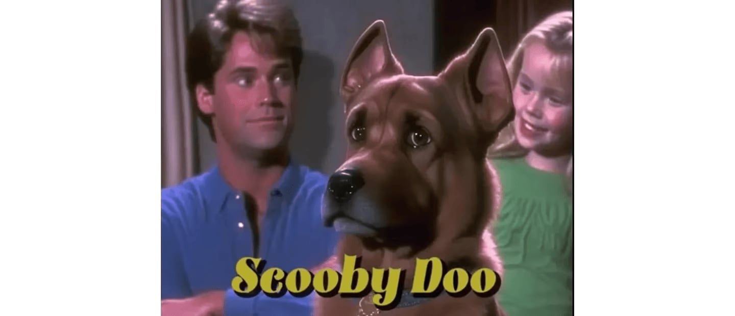 Scooby Doo fue recreado con la Inteligencia artificial y el resultado es increíble.