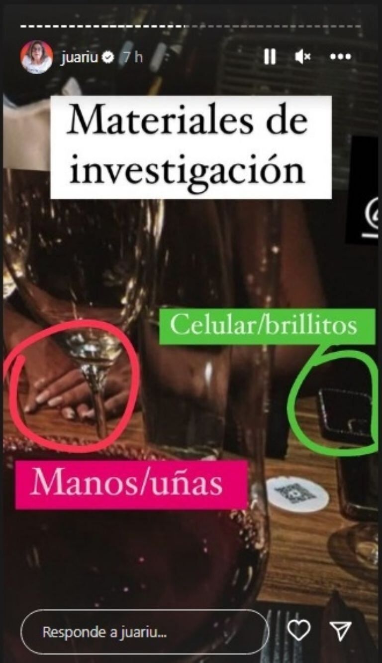 Las pruebas de Juariu sobre el amorío de Julieta y Fran