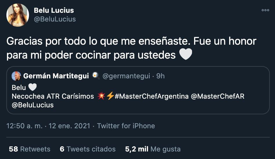 Los mensajes por las redes.