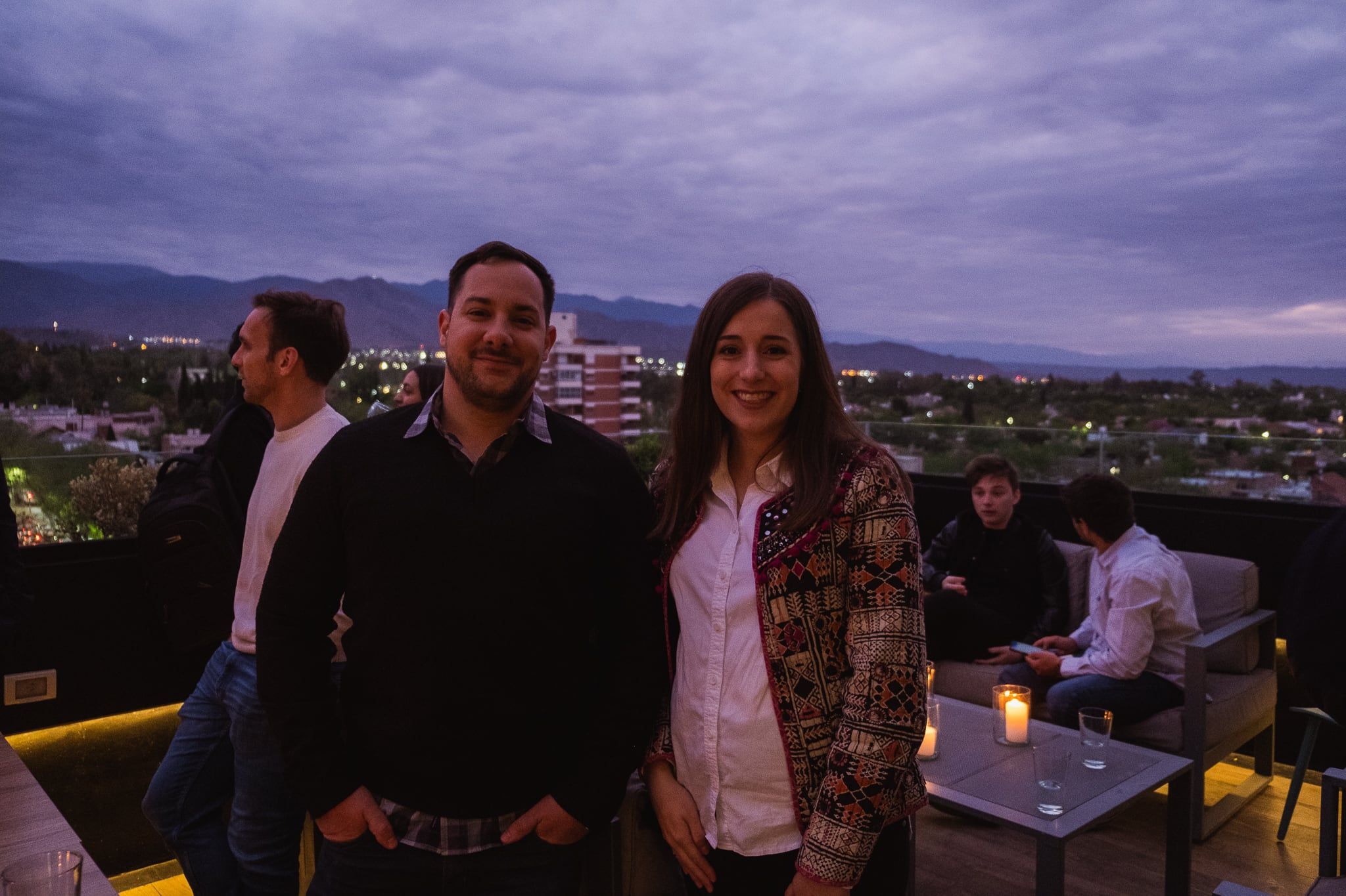 Lucas Selva y Mercedes Fiuri.