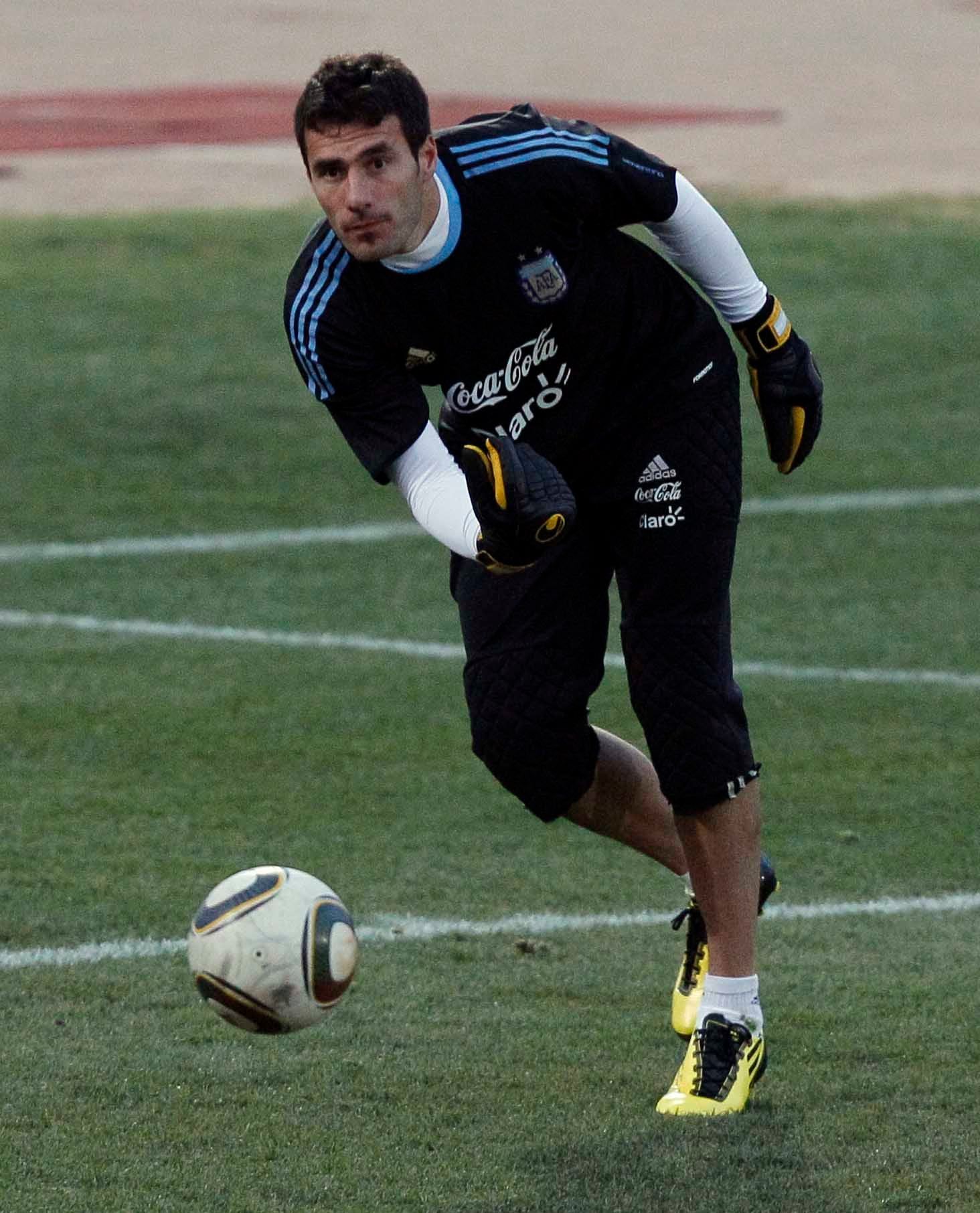 Diego Pozo, con la ropa de la Selección Argentina. / archivo