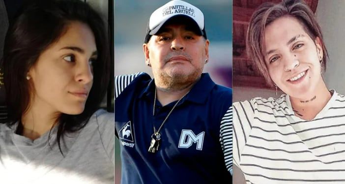 Magalí Gil, Diego Maradona y Eugenia Laprovittola no son familia.