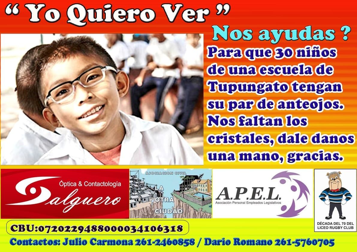 La colecta es para los chicos de una escuela de Futbol de Tupungato.