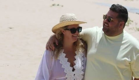 Darío Barassi de vacaciones en Uruguay.